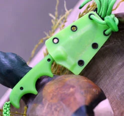 CRKT Minimalist Bowie Gears CR2387G, 2.125" 8Cr13MoV 3D Print Satin Blade, Glow In The Dark Handle/Sheath -CRKT Store 2383.3 57158.1580922417