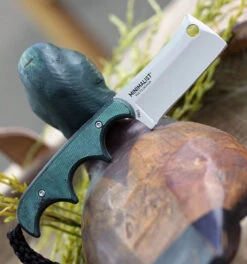 CRKT Minimalist Cleaver, 2.131" 5Cr15MoV Bead Blast Blade, Polised Rasin Infused Fiber Handle -CRKT Store 2387G.1 36438.1580923196