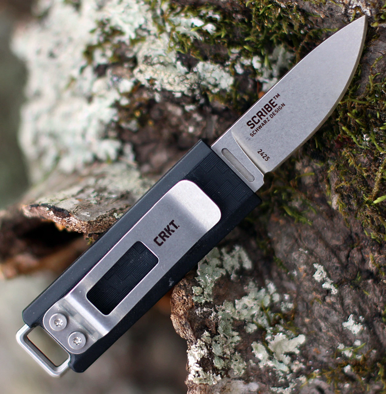 CRKT 2425 Scribe Fixed Blade, 1.74" 5Cr15MoV Stonewshed Plain Blade, ABS Thermoplastic Handle W/ Sheath 2 CRKT 2425 Scribe Fixed Blade, 1.74" 5Cr15MoV Stonewshed Plain Blade, ABS Thermoplastic Handle W/ Sheath - Image 2