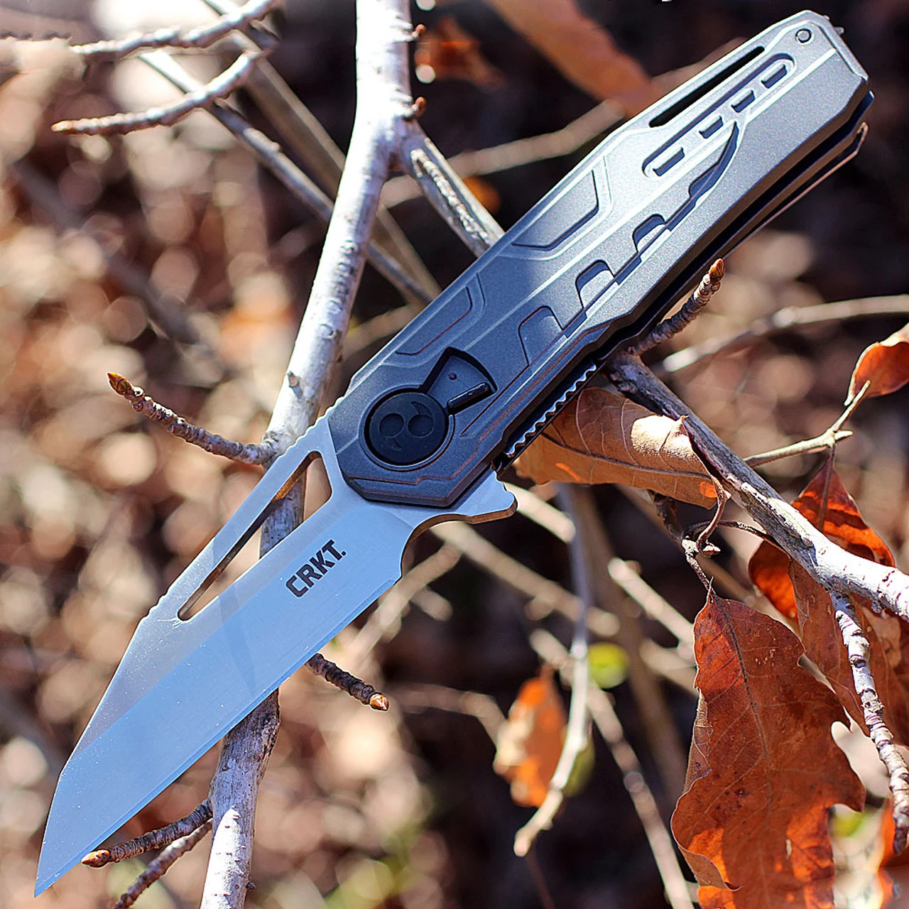 CRKT 5040 Raikiri Dew Hara Field Strip Linerlock, 3.75 In Whancliff Plain Blade, Cold Forged Aluminum Handle 1 CRKT 5040 Raikiri Dew Hara Field Strip Linerlock, 3.75 In Whancliff Plain Blade, Cold Forged Aluminum Handle