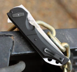 CRKT 5401 Seismic Deadbolt Lock, 3.96" 1.4116 SS Plain Blade, G10 Handle -CRKT Store 5401.2 1 44421.1566586327