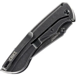 CRKT Burnout Framelock CR4123K, 3.660" 8Cr13mOV Plain Blade, Black Carbon Fiber G10 Base With 3Cr13 On The Back Handle -CRKT Store Burnout Framelock 2 44953.1579208030
