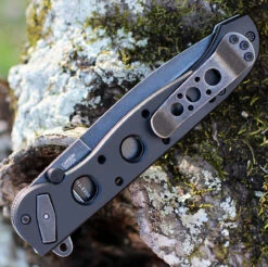 CRKT M16 Carson Deadbolt Spear Blk Alum (3.58" D2 Blk Spear) M16-03DB -CRKT Store CR03DB.2 29197.1643729483