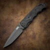 CRKT 1050K Fire Spark™, 3.875" Black 8Cr14MoV Plain Blade, Black G-10 Handle