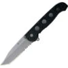 CRKT M16-14Z Large Tanto, 3.9" AUS8 Tanto Combo Blade, Black GFN Handle