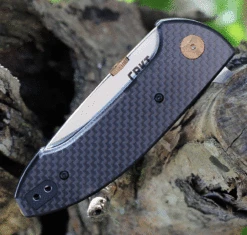 CRKT Avant 4620 Flipper Knife, 3.17" 8Cr14Mov Satin Drop Point Blade, Black Weaved Carbon Fiber Handles 6 CRKT Avant 4620 Flipper Knife, 3.17" 8Cr14Mov Satin Drop Point Blade, Black Weaved Carbon Fiber Handles -CRKT Store CR4620.2 11787.1625858115