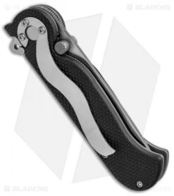 CRKT Bud Nealy Pesh-Kabz Liner Lock Knife Black (3" Satin) 6663 -CRKT Store CRKT Bud Nealy Pesh Kabz LL Black Satin 6663 BHQ 87730 jr side