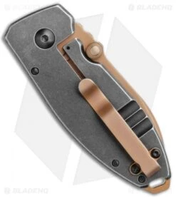 CRKT Burnley Desert Warrior Squid Knife Green Micarta (2.25" Copper D2) -CRKT Store CRKT Burnley Desert Warrior Squid Knife Green Micarta 2.25 Copper D2 BHQ 116188 LS Side
