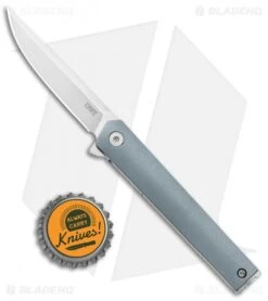 CRKT CEO Compact Liner Lock Knife Gray GRN (2.61" Satin) -CRKT Store CRKT CEO Compact Glass Reinforced Nylon LL Satin BHQ 138961 jr bottlecap