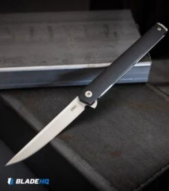 CRKT CEO Flipper Liner Lock Knife Black GRN (3.4" Satin) -CRKT Store CRKT CEO Flipper Liner Lock Knife Black GRN Satin BHQ 119358 kp steel web