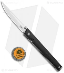 CRKT CEO Liner Lock Knife Black GRN (3.1" Satin) 7096 -CRKT Store CRKT CEO LL Black GRN Satin 7096 BHQ 92432 jr bottlecap