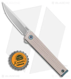 CRKT CEO Microflipper Liner Lock Knife Aluminum (2.36" Satin) -CRKT Store CRKT CEO Microflipper LL Grayish Aluminum Satin BHQ 178654 jr bottlecap