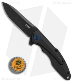 CRKT Caligo Liner Lock Flipper Knife Black Al (3.1" Black) 6215 7 CRKT Caligo Liner Lock Flipper Knife Black Al (3.1" Black) 6215 -CRKT Store CRKT Caligo Black Al black BHQ 76683 er bottlecap