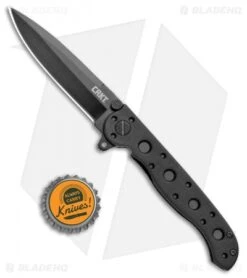 CRKT Carson M16-01KZ Tactical Zytel Folding Spear Point Knife (3" Black) -CRKT Store CRKT Carson M16 01KZ Tactical Zytel SP Black BHQ 8901 jr bottlecap