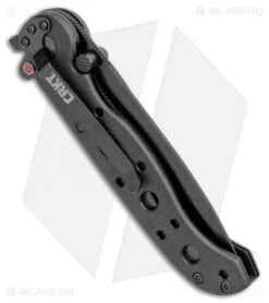 CRKT Carson M16-01KZ Tactical Zytel Folding Spear Point Knife (3" Black) -CRKT Store CRKT Carson M16 01KZ Tactical Zytel SP Black BHQ 8901 jr side