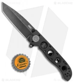 CRKT Carson M16-02DB Tanto Dead Bolt Lock Flipper Knife (3.1" Black SW) -CRKT Store CRKT Carson M16 02DB Tanto Dead Lock Black Flipper Black SW BHQ 138923 jr bottlecap