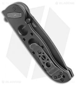 CRKT Carson M16-02DB Tanto Dead Bolt Lock Flipper Knife (3.1" Black SW) -CRKT Store CRKT Carson M16 02DB Tanto Dead Lock Black Flipper Black SW BHQ 138923 jr side