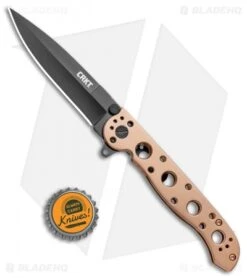 CRKT Carson M16-03BK Frame Lock Flipper Knife Stainless Steel (3.6" Black) -CRKT Store CRKT Carson M16 03BK FL SS Black BHQ 119387 jr bottlecap