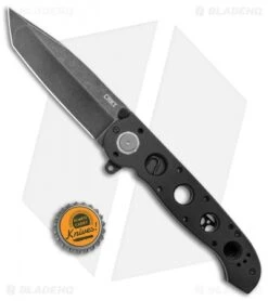CRKT Carson M16-04DB Tanto Dead Bolt Lock Flipper Knife (3.89" Black SW) -CRKT Store CRKT Carson M16 04DB Tanto Dead Lock Black Flipper Black SW BHQ 138943 jr bottlecap