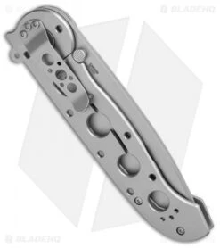 CRKT M16-04SS Stainless Steel Frame Lock Knife Tanto (3.9" Bead Blast) -CRKT Store CRKT Carson M16 04SS SS Tanto FL Flipper BB BHQ 138967 jr side