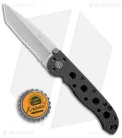 CRKT Carson M16-10F Tanto Flipper Knife Carbon Fiber (3" Satin Serr) -CRKT Store CRKT Carson M16 10F tanto cf satin serr BHQ 69073 er size