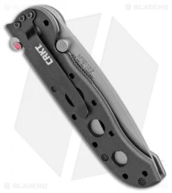 CRKT Carson M16-12Z Folding Tanto Flipper Knife Zytel (3" Bead Blast Serr) -CRKT Store CRKT Carson M16 12Z Folding Tanto Zytel BB Serr BHQ 8902 jr side