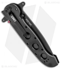 CRKT Carson M16-14SF Special Forces Folding Tanto Knife (3.875" Black Serr) -CRKT Store CRKT Carson M16 14SF Special Forces Folding Tanto Black Serr BHQ 6703 jr side