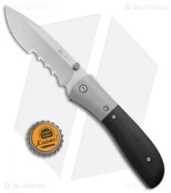CRKT Carson M4-13 Spring Assisted Knife (3.75" Bead Blast Serr) -CRKT Store CRKT Carson M4 13 SA BB Serr BHQ 1661 jr bottlecap