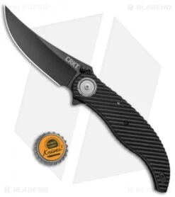 CRKT Clever Girl Folder Deadbolt Lock Knife Black G-10 (4" Black) 2640 -CRKT Store CRKT Clever Girl Folder Black Black 2640 BHQ 99493 jr bottlecap