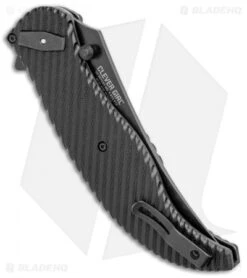 CRKT Clever Girl Folder Deadbolt Lock Knife Black G-10 (4" Black) 2640 -CRKT Store CRKT Clever Girl Folder Black Black 2640 BHQ 99493 jr side