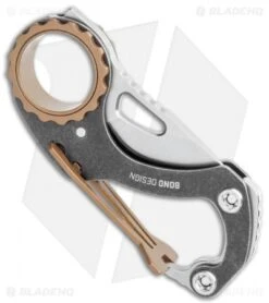 CRKT Compano Carabiner Folding Knife (1.4" Satin) 9082 -CRKT Store CRKT Compano Carabiner Folding Satin 9082 BHQ 119370 jr side