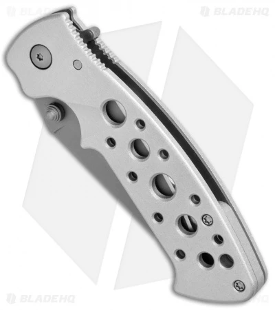 CRKT Crawford Kasper Professional Liner Lock Knife Silver (3" Gray) 7772 2 CRKT Crawford Kasper Professional Liner Lock Knife Silver (3" Gray) 7772 - Image 2