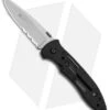 CRKT Crawford Point Guard Liner Lock Knife (3.5" Bead Blast Serr) 6763