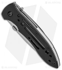 CRKT Crawford Point Guard Liner Lock Knife (3.5" Bead Blast Serr) 6763 -CRKT Store CRKT Crawford Point Guard LL BB Serr 6763 BHQ 87015 jr spine