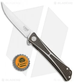 CRKT Crossbones Limited Edition Liner Lock Knife Ti (3.5" Satin M390) 7531 -CRKT Store CRKT Crossbones Limited Edition LL Ti Satin 7531 BHQ 97577 jr bottlecap