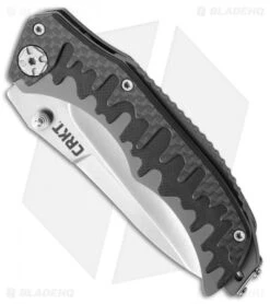 CRKT Drip Tighe Drop Point Outburst Assisted Opening Knife (3.1" Satin) 1190 -CRKT Store CRKT Drip Tighe DP outburst satin 1190 BHQ 71235 er spine