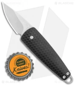 CRKT Dually Knife W/ Bottle Opener Black (2.5" Stonewash) 7086 -CRKT Store CRKT Dually Bottle Opener SW 7086 BHQ 119356 jr bottlecap