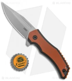 CRKT Fawkes Spring Assisted Knife Brown/Orange G-10 (2.75" Bead Blast) -CRKT Store CRKT Fawkes Dust Layer G 10 LL DP BB BHQ 138957 jr bottlecap