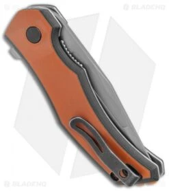 CRKT Fawkes Spring Assisted Knife Brown/Orange G-10 (2.75" Bead Blast) -CRKT Store CRKT Fawkes Dust Layer G 10 LL DP BB BHQ 138957 jr side