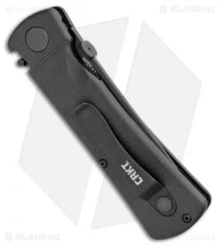 CRKT Folding Hissatsu Spring Assisted Knife (3.875" Black) 2903 -CRKT Store CRKT Folding Hissatsu SA Black 2903 BHQ 1948 jr side