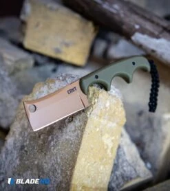 CRKT Folts Desert Warrior Minimalist Cleaver Neck Knife (2.1" Copper D2) -CRKT Store CRKT Folts Desert Warrior Minimalist Cleaver Neck Knife Copper D2 BHQ 114000 kp bricks web