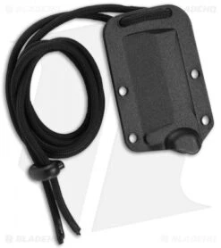 CRKT Folts Minimalist Cleaver Neck Knife Blackout (2.1" Black) 2383K -CRKT Store CRKT Folts Minimalist Cleaver Neck Blackout Black 2383K BHQ 119324 jr sheath