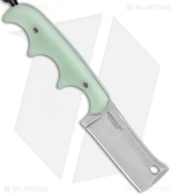 CRKT Folts Minimalist Cleaver Neck Knife Natural G-10 (2.1" Stonewash D2) -CRKT Store CRKT Folts Minimalist Cleaver Neck Knife Natural G 10 SW BHQ 119273 jr spine