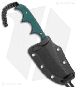 CRKT Folts Minimalist Persian Neck Knife Green G-10 (2.1" Bead Blast) 2379 -CRKT Store CRKT Folts Minimalist Persian Neck Green G 10 BB 2379 BHQ 126213 jr sheath