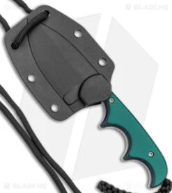 CRKT Folts Minimalist Spear Point Neck Knife Green Resin/Fiber (2.1" Stonewash) -CRKT Store CRKT Folts Minimalist SP Neck Knife Green Resin Fiber SW BHQ 145872 jr sheath
