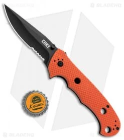 CRKT Hammond Cruiser LAWKS Liner Lock Knife Orange (3.75" Black Serr) 7914ORB 7 CRKT Hammond Cruiser LAWKS Liner Lock Knife Orange (3.75" Black Serr) 7914ORB -CRKT Store CRKT Hammond Cruiser Orange Black Serr CR7914ORB BHQ 87150 jr bottlecap 2