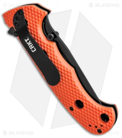 CRKT Hammond Cruiser LAWKS Liner Lock Knife Orange (3.75" Black Serr) 7914ORB 3 CRKT Hammond Cruiser LAWKS Liner Lock Knife Orange (3.75" Black Serr) 7914ORB - Image 3