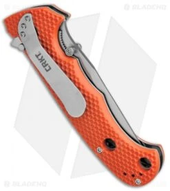 CRKT Hammond Cruiser LAWKS Liner Lock Knife Orange (3.75" Satin Serr) 7914OR -CRKT Store CRKT Hammond Cruiser Orange Serr CR7914OR BHQ 87149 jr side 2