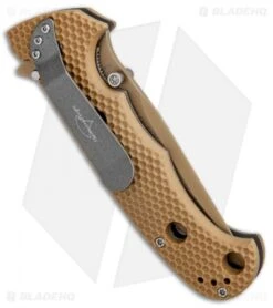 CRKT Hammond Iraqi Freedom Desert Cruiser Knife Tan (3.75" Tan Serr) 7914DI -CRKT Store CRKT Hammond Iraqi Freedom Desert Cruiser Tan Tan Serr 7914DI BHQ 87014 jr side