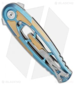 CRKT Hirin Liner Lock Knife Titanium (3.5" Satin M390) 5042 7 CRKT Hirin Liner Lock Knife Titanium (3.5" Satin M390) 5042 -CRKT Store CRKT Hirin Frame Lock Knife 3.5in Satin 5042 BHQ 113913 LS Side